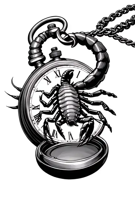 Scorpion Pocket Watch