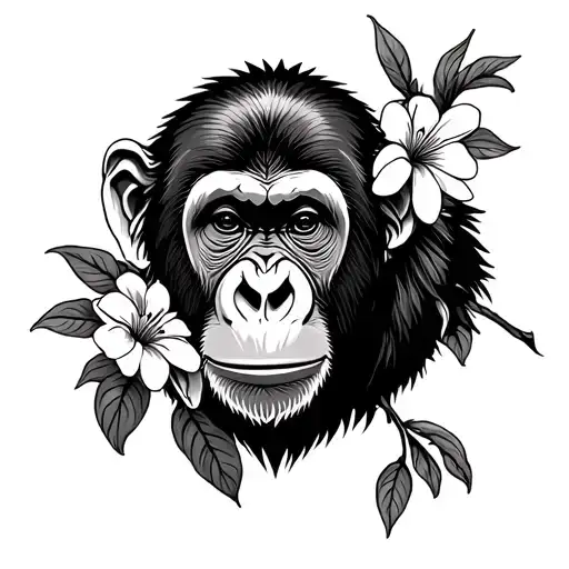 Orangutan Flowers Growing