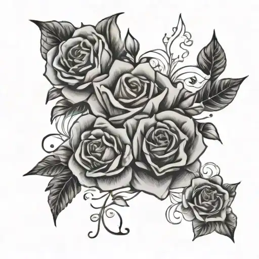 Family Outline Tatoos