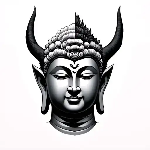 Half Buddha Half Demon