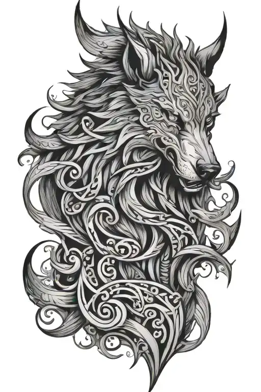 Fenrir Viking Norse Wolf