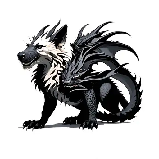 Dragon And Hyena