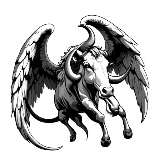 Taurus Tattoo Male Angel