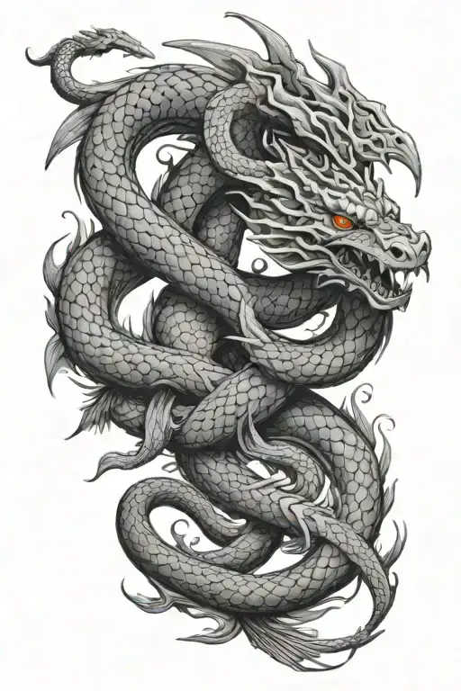 Snake Dragon Jormungundr