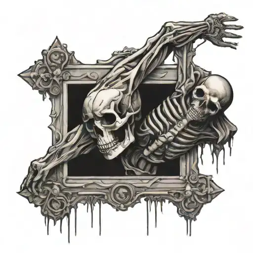 Body Skeleton Crucified