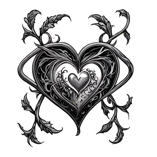 Hearts Linked Going Down Spine