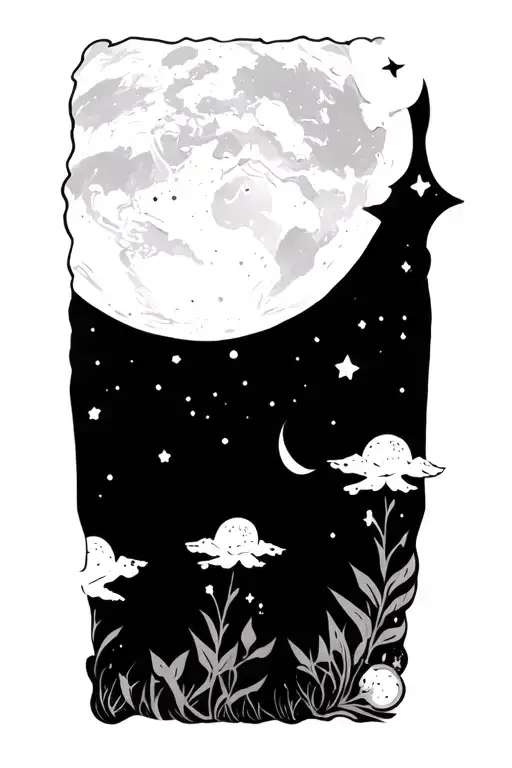 Half Sleeve With Space For Future Kid Snames