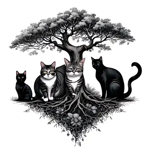 Trees And Cats