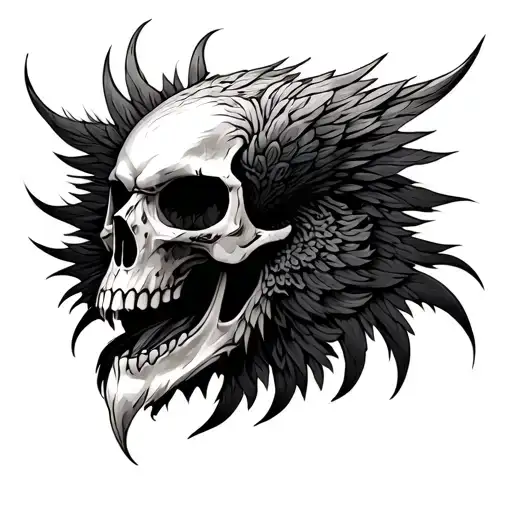 Phoenix Skull