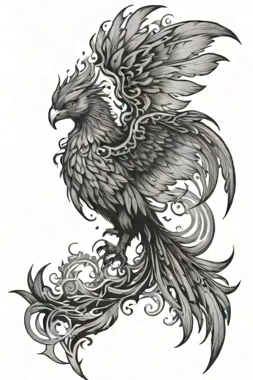 Phoenix Rising From Ashes