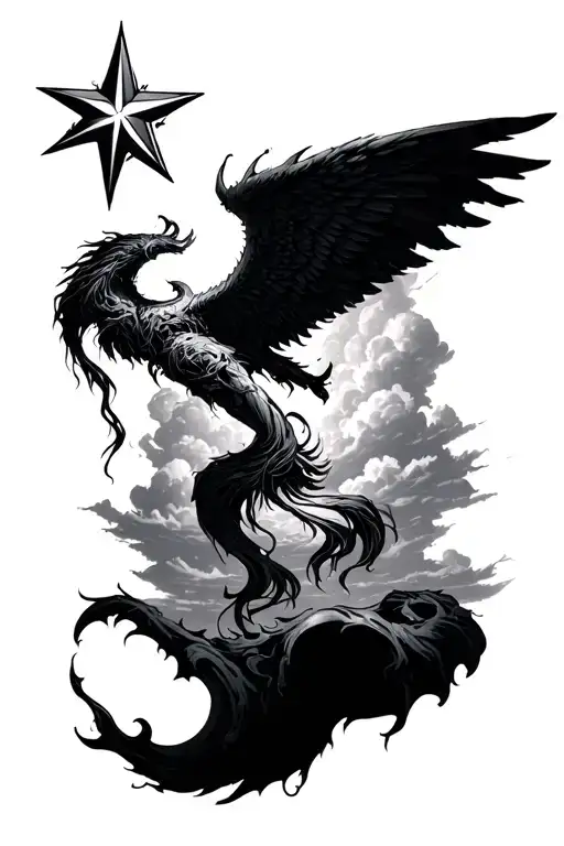 The Wings Of Hell And The Star And The Sky