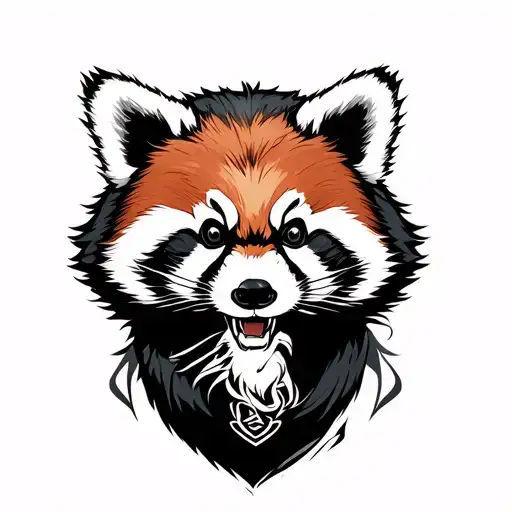 Big Redpanda Full Tattoed In Yakuza Style