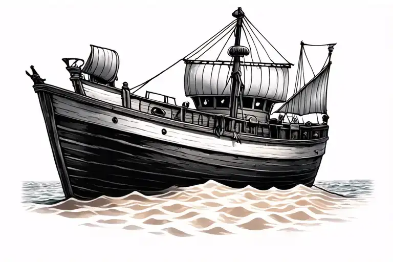 Sea Sand Boat