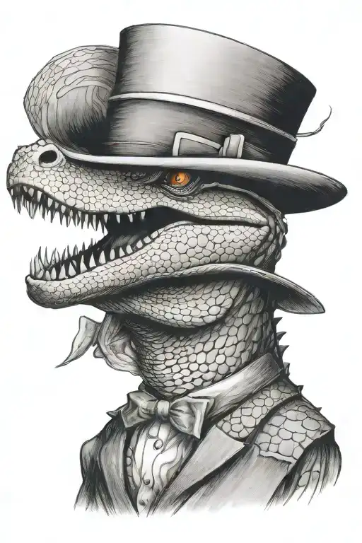 Alligator Top Hat