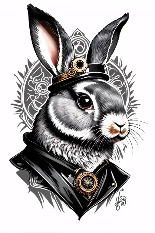 Steampunk Rabbit Barber