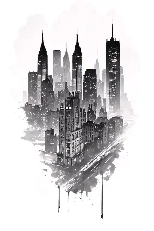 Gotham City Skyline