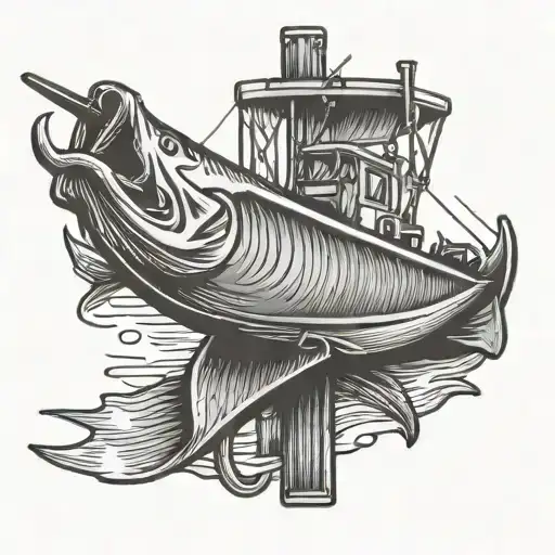 Fishing And Boating Sign On Post Stamp