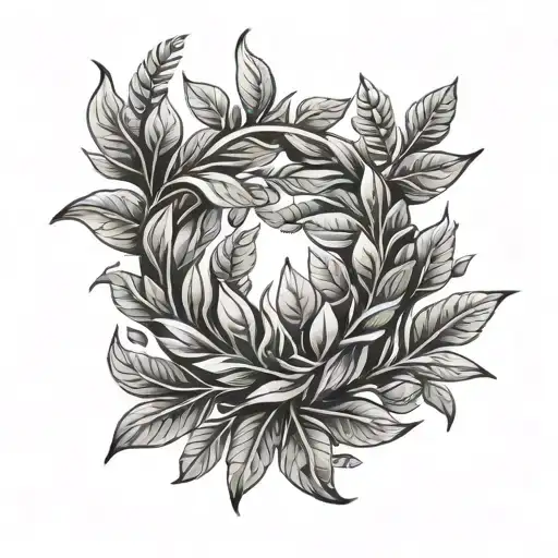 Laurel Wreath Made Entirely