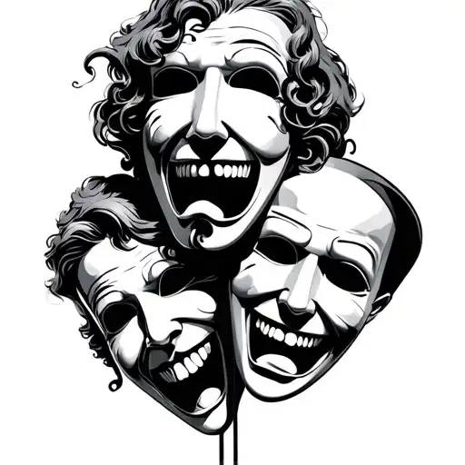 Comedy Tragedy Masks Emerging