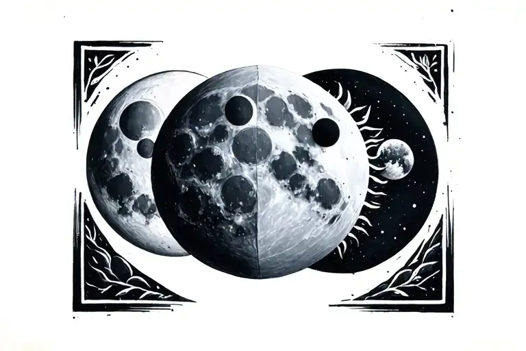 Sun And Moon Phases
