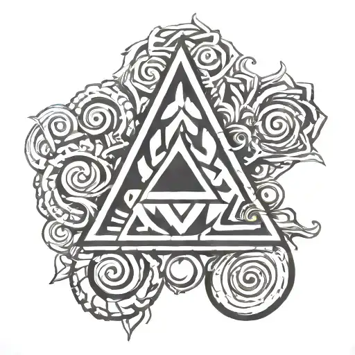 Triqueta Symbol Graffiti