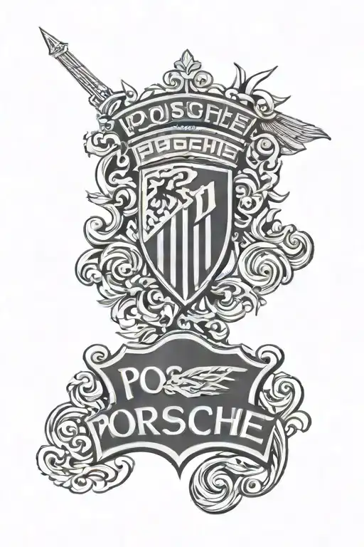 Porsche Logo Text