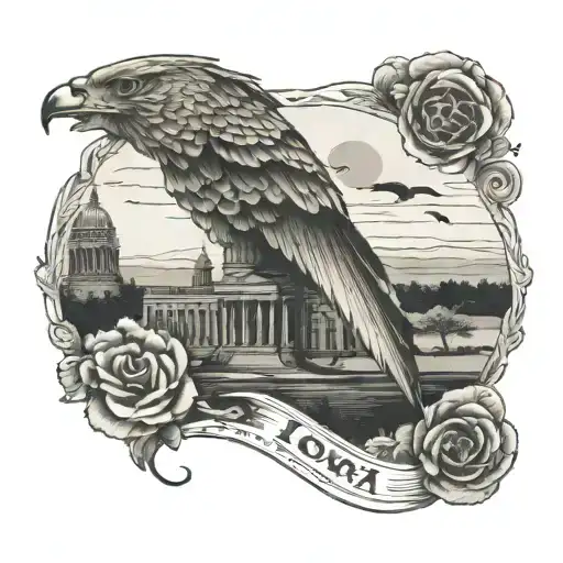 State Of Iowa Theme Sleeve
