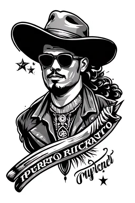 Puerto Rican Barber Arm Sleeve Tattoo Design