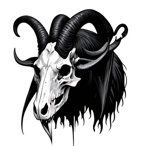 Black Phillip Skull