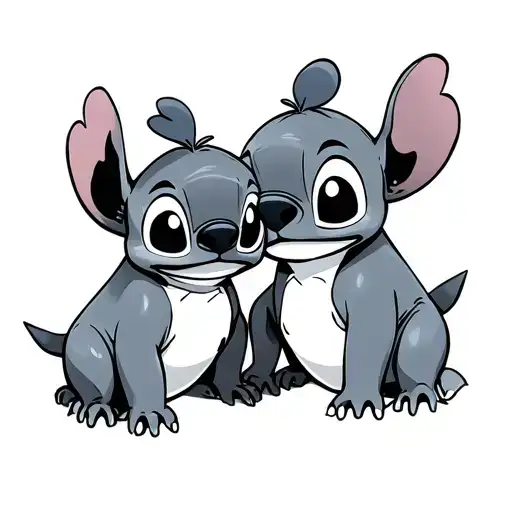 Lilo And Stich Keep Touching Me Matching