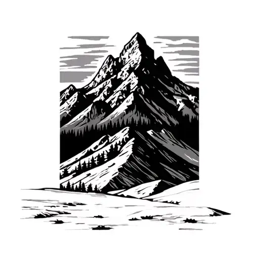 Grand Tetons Sillouette