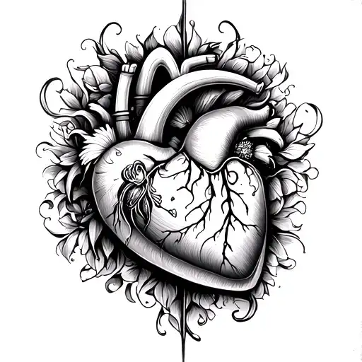 Name Lou And Heart Showing Loneliness