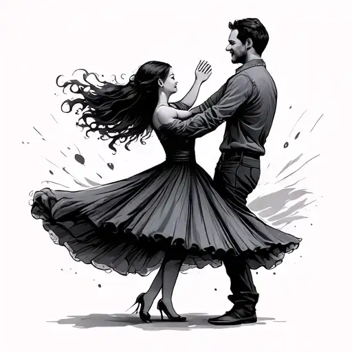 Dad Daughter Dancing