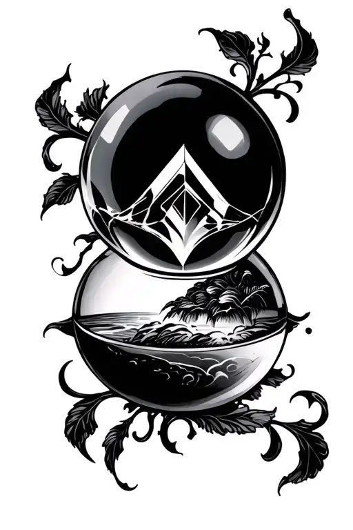 Neo Traditional Crystal Ball