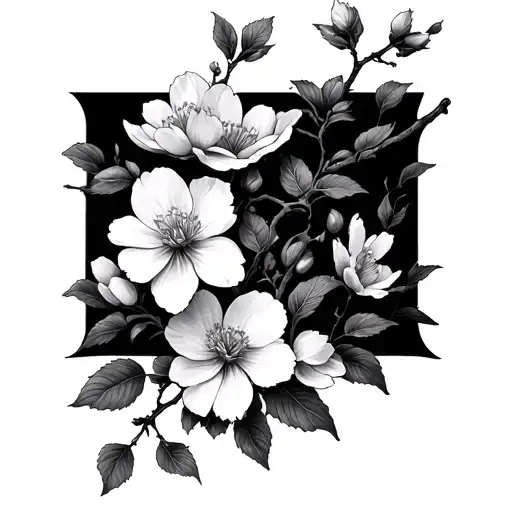 Sakura Flowers Sleeve