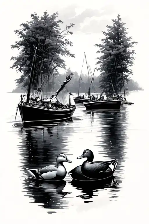 Ducks And Boats