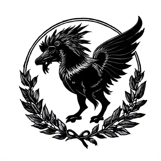 Minimalist Tattoo Design That Is Related To The British Empire Or England
