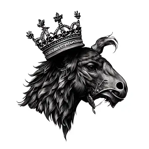 Minimalist Tattoo Design That Is Related To The British Empire