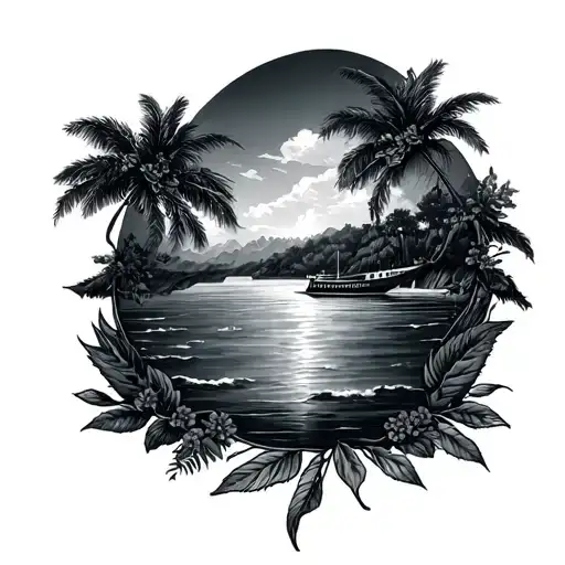 Travel Tattoo For Women Ankle