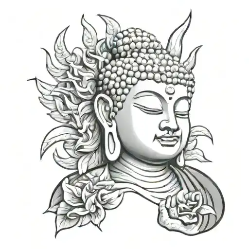 Buddha Hair Demon Hand