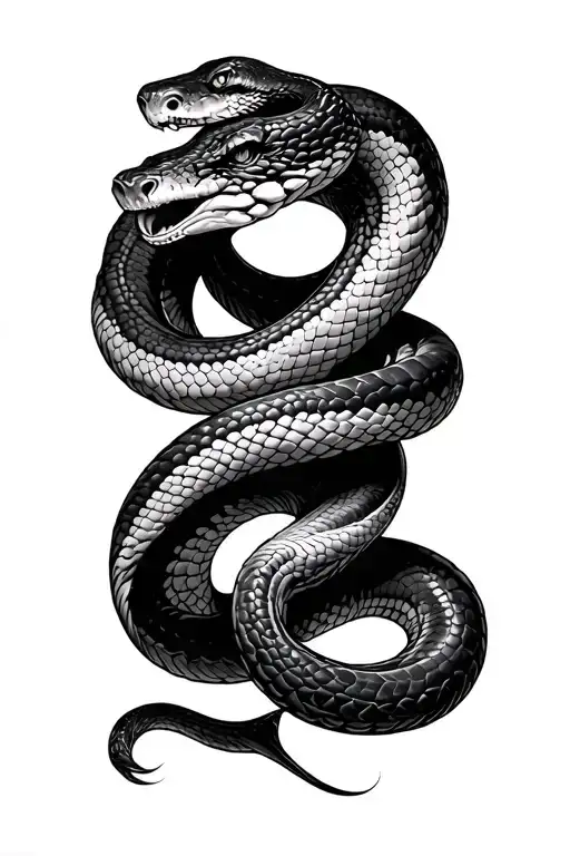 Snake Wrapping Around Arm