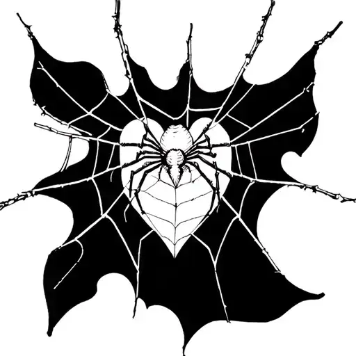 Heart Spider Web