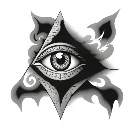 All Seeing Eye Symbol Integrated