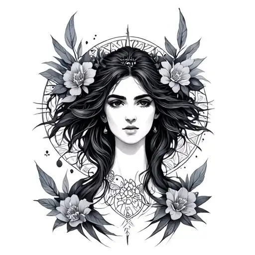 Virgo Zodiac Women Nature Strength