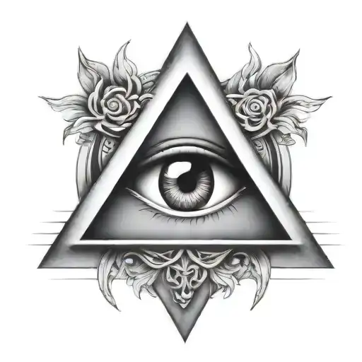 All Seeing Eye Symbol Integrated