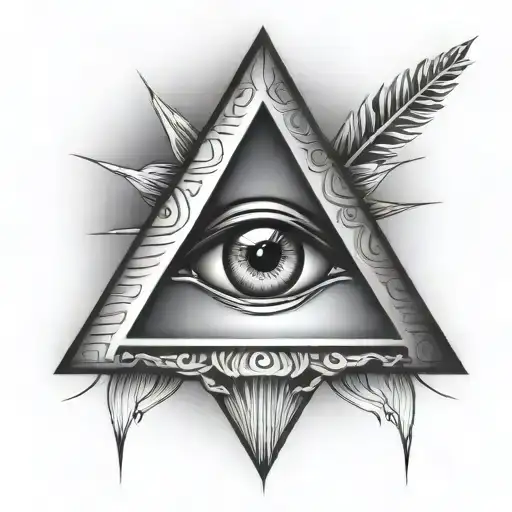 All Seeing Eye Symbol Integrated