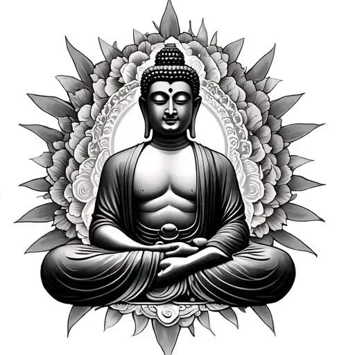 Budha Half Back For Men Sitting