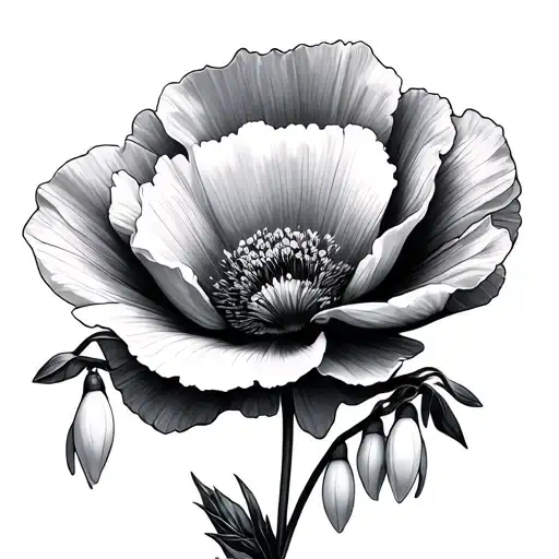 Poppy And Snowdrop
