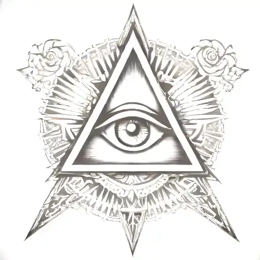 All Seeing Eye Symbol Integrated