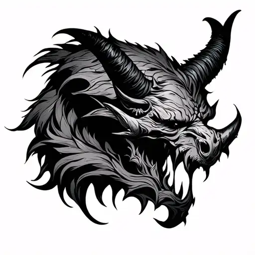 God Striking The Devil